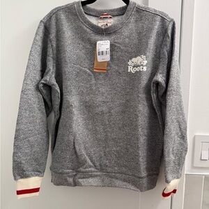 Roots Heather Gray Crewneck Sweater